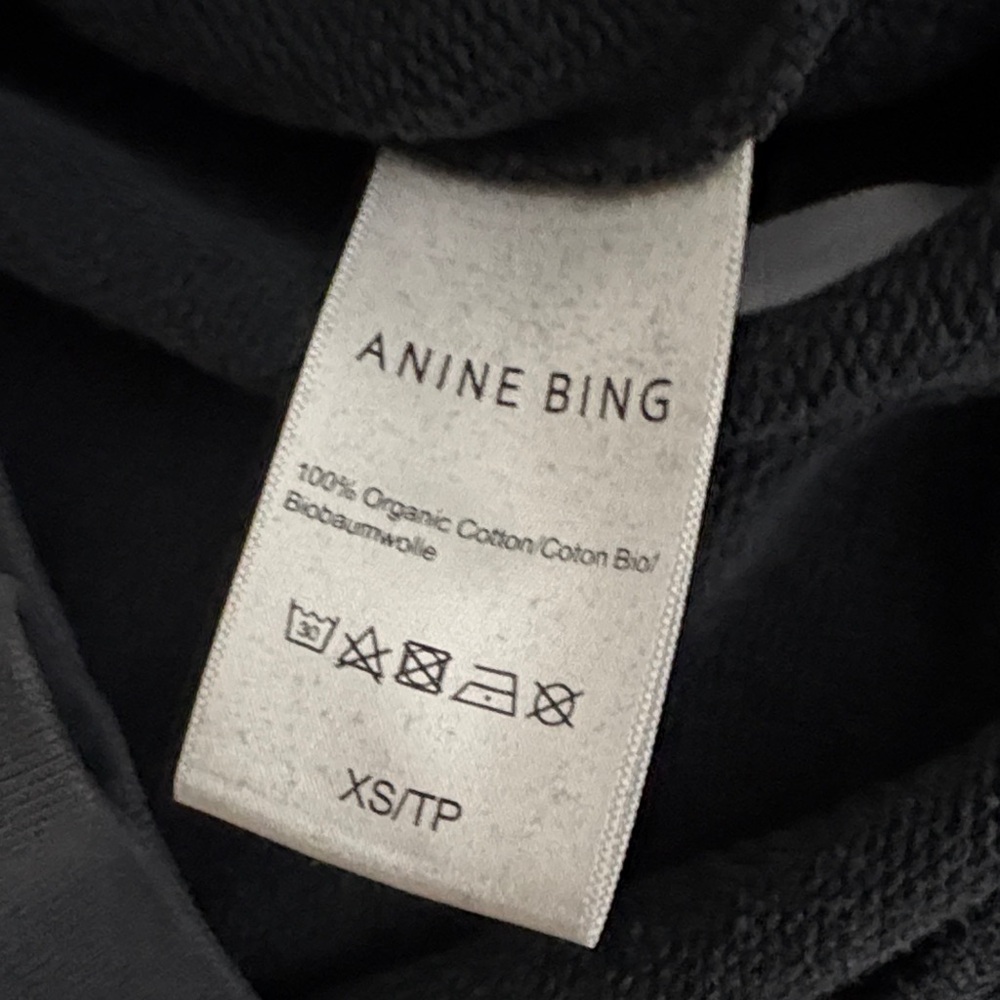 Anine Bing Black and Blue Graphic Crewneck Sweater - Picture 3 of 3